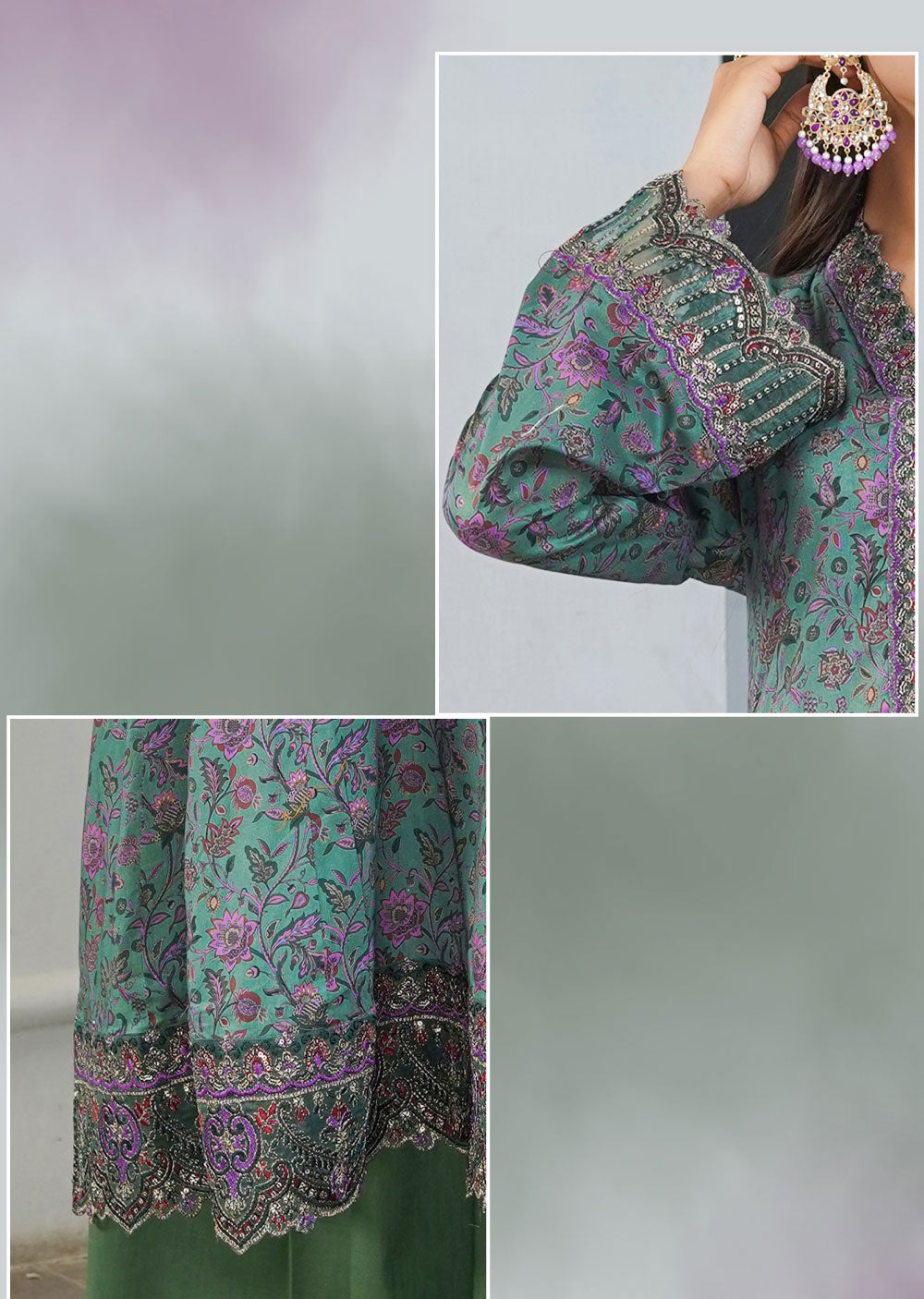 MNRD-05-R - Readymade - Munira Summer Lawn Collection 2024 - Memsaab Online