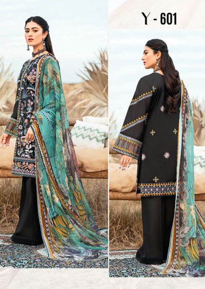 Y-601-R - Readymade - Ramsha Riwayat Luxury Lawn Vol 06 2023 - Memsaab Online