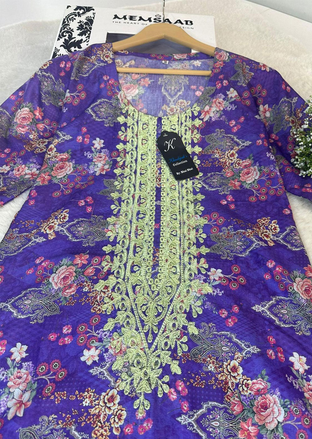 ASK605 Readymade Printed Lawn Suit - Memsaab Online