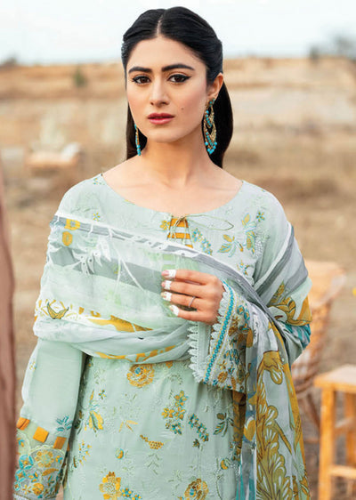 Y-610 - Unstitched - Ramsha Riwayat Luxury Lawn Vol 06 2023 - Memsaab Online