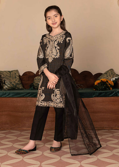 AL-629 - Readymade - Kids Luxury Pret Collection by Ally's 2023 - Memsaab Online