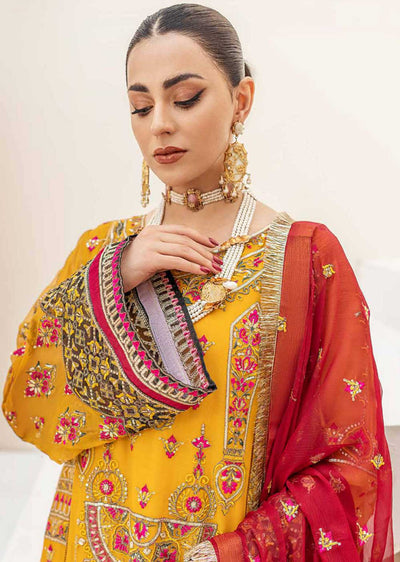 QFD-0062 - Readymade - Mashq Zainab Luxury Chiffon Collection 2023 - Memsaab Online
