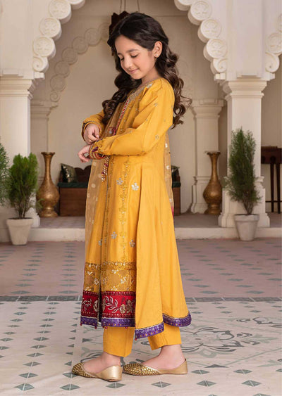 AL-634 - Readymade - Kids Luxury Pret Collection by Ally's 2023 - Memsaab Online