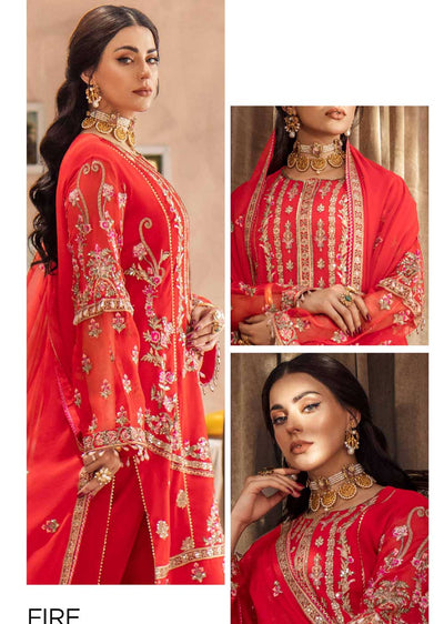 QFD-0064 - Readymade - Mashq Zainab Luxury Chiffon Collection 2023 - Memsaab Online