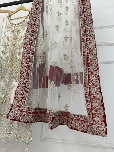 MARWS-10- White - Readymade - Memsaab Wedding Outfit