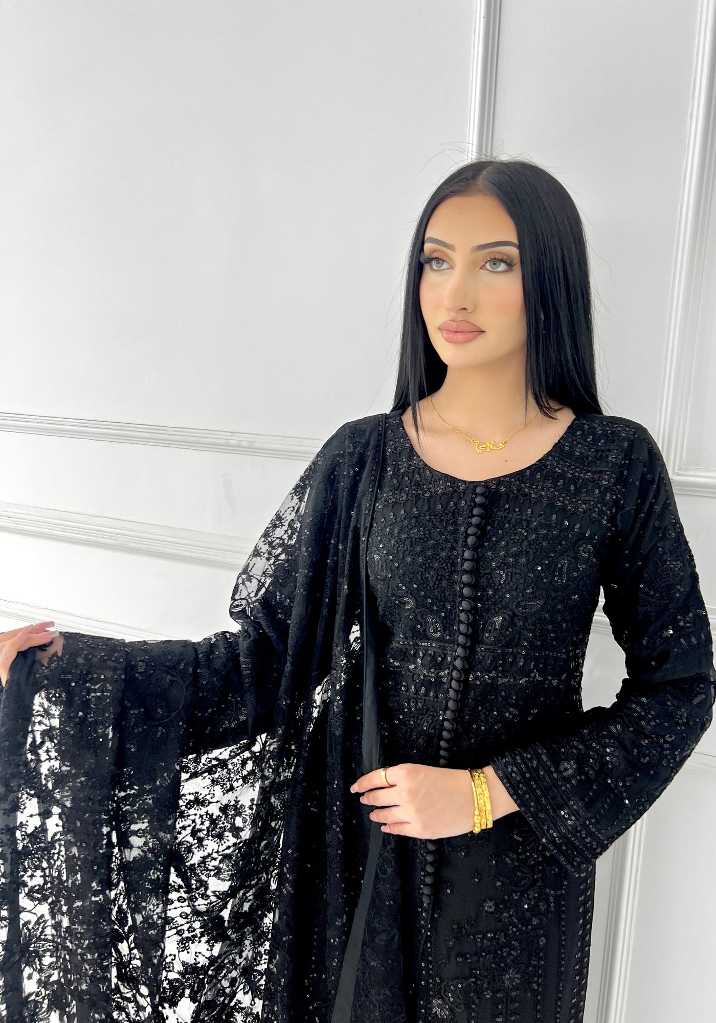 PS1664 Readymade Chiffon Suit - Memsaab Online