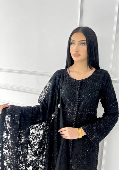 PS1664 Readymade Chiffon Suit - Memsaab Online