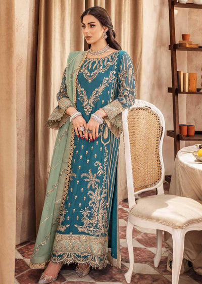 QFD-0066 - Readymade - Mashq Zainab Luxury Chiffon Collection 2023 - Memsaab Online