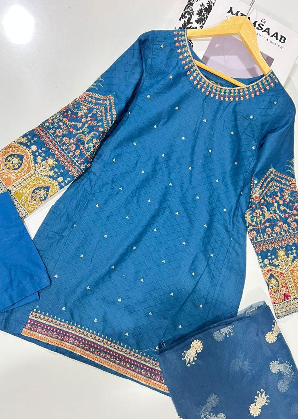 HSS-66 Readymade Cotton Suit - Memsaab Online