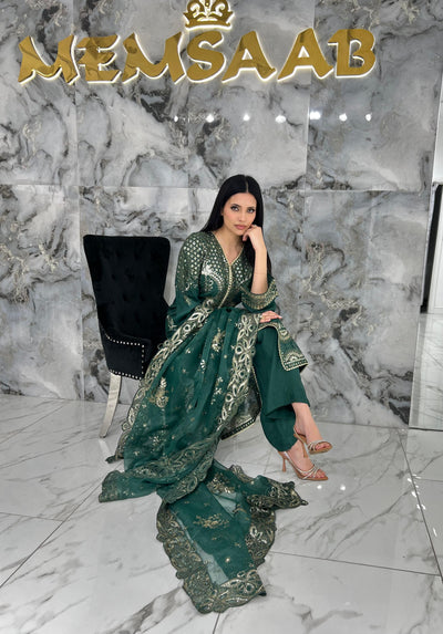 RMSHT-01 - Readymade - Ramsha Shehnai Raw Silk Vol 1 2025 - Memsaab Online