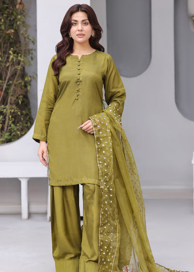 ASB-07 - Readymade Mandi Green - Silk Luxe - Memsaab Online