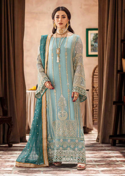 QFD-0068 - Readymade - Mashq Zainab Luxury Chiffon Collection 2023 - Memsaab Online