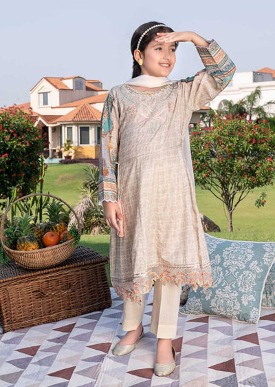 AL-696 - Readymade - Kids Luxury Lawn Collection by Ally's 2023 - Memsaab Online
