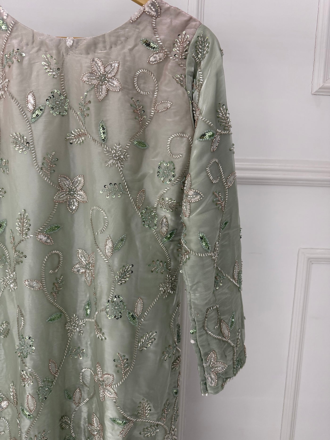 ASBC04 Silk Cutdana Outfit - Memsaab Online