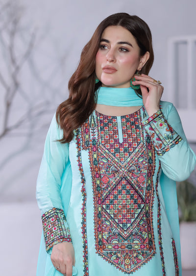 HK323 - Readymade Lilen Outfit 2025 - Memsaab Online
