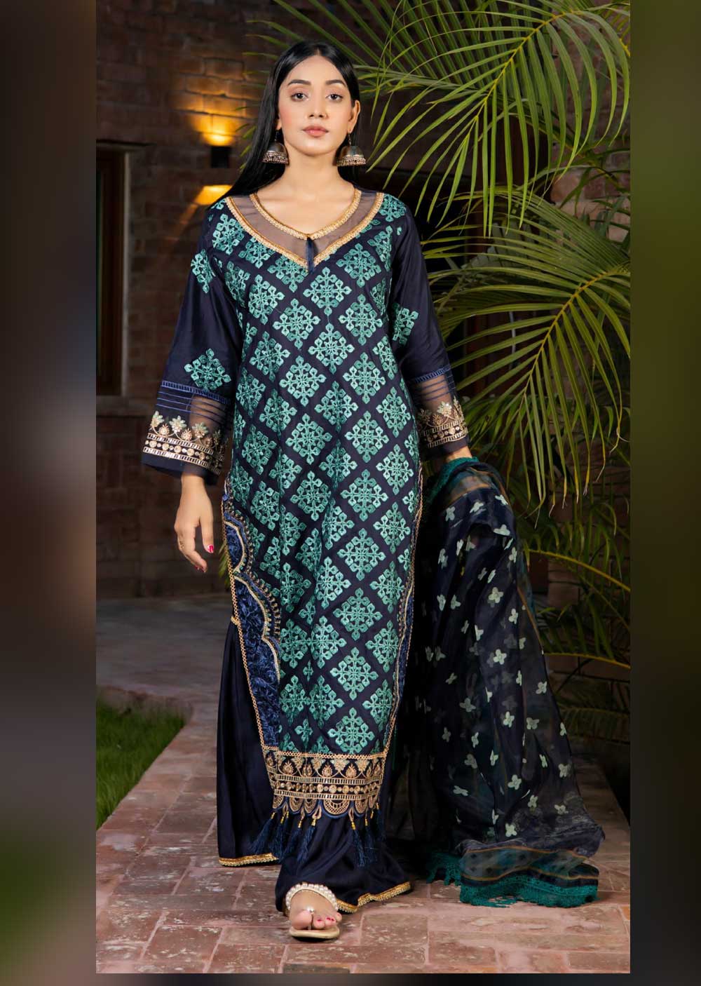 LTS-06 - Unstitched - Lotus Collection 2023 - Memsaab Online