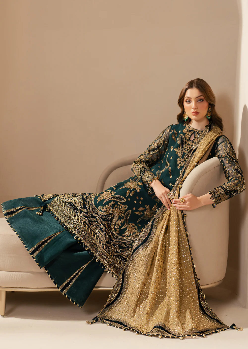 JZTS-06 - Unstitched - Wedding Formals Collection by Jazmin 2025 - Memsaab Online