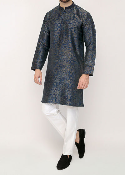 KRT-06 - Readymade - Mens Kurta Trouser Set - Memsaab Online