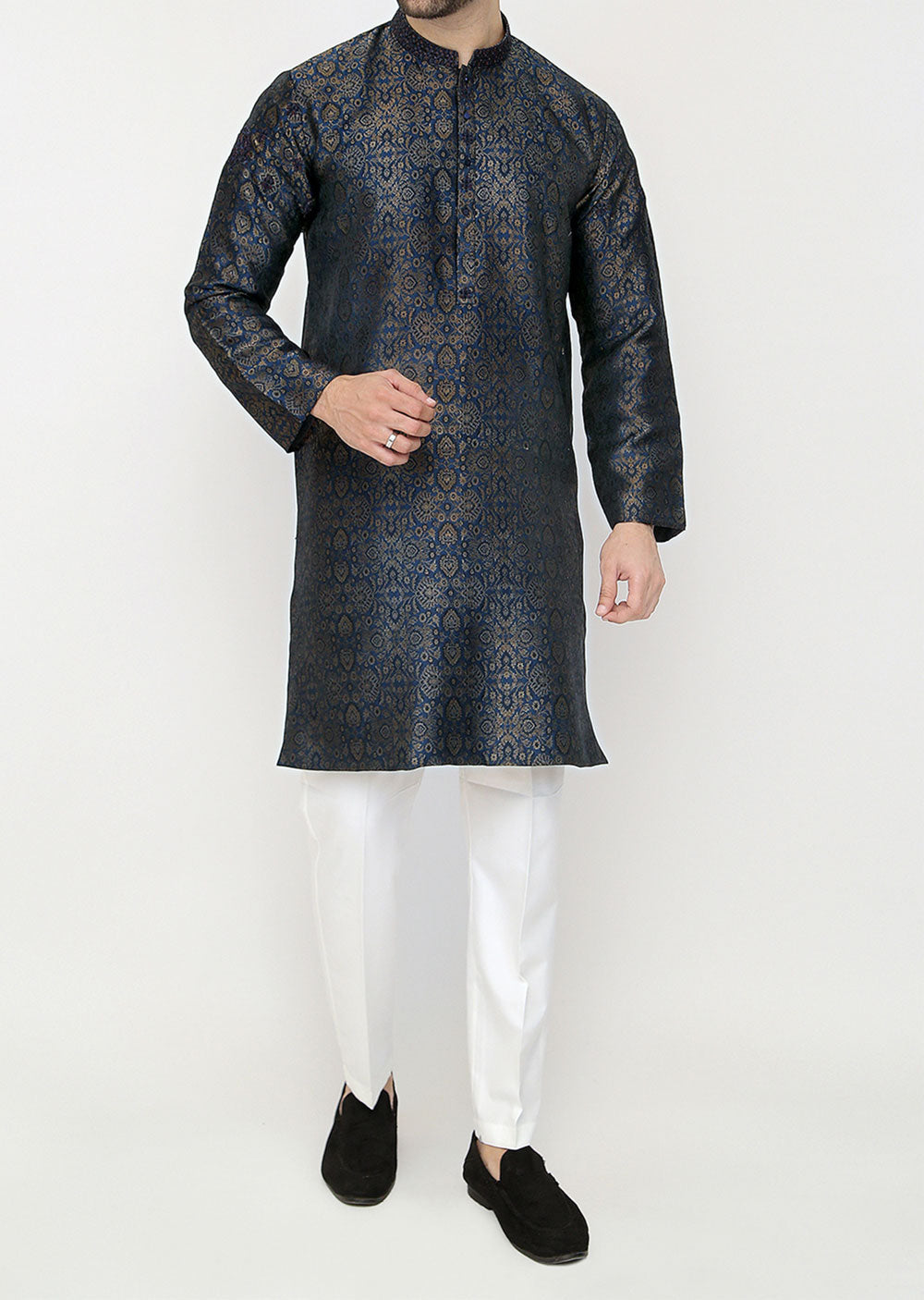 KRT-06 - Readymade - Mens Kurta Trouser Set - Memsaab Online