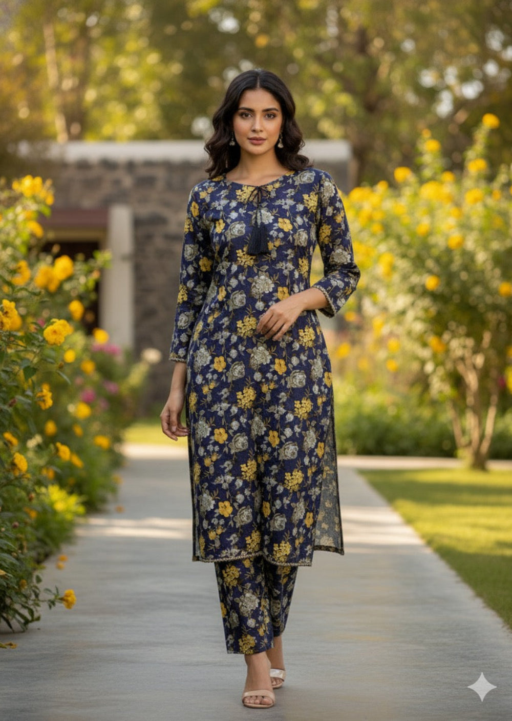 SLMN-18 Readymade Khaddar Co-ord - Memsaab Online
