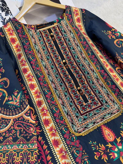 MSH-3010 - Readymade - Cotton Suit 2024 - Memsaab Online