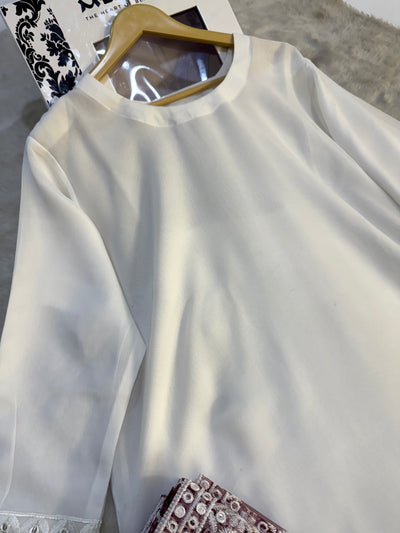 NR8110 Sufusey - Readymade Yellow Shararah Suit - Memsaab Online