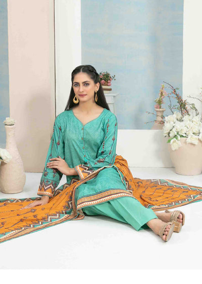 D-3637 Readymade - Hafa Lawn Suit - Memsaab Online