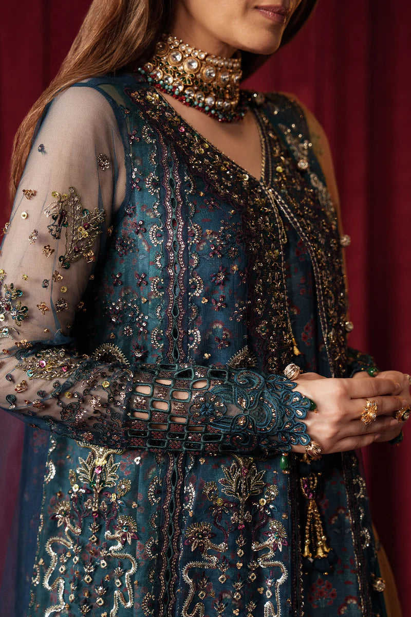 NL-84 Resham Nureh Unstitched Luxury Collection 2025 - Memsaab Online