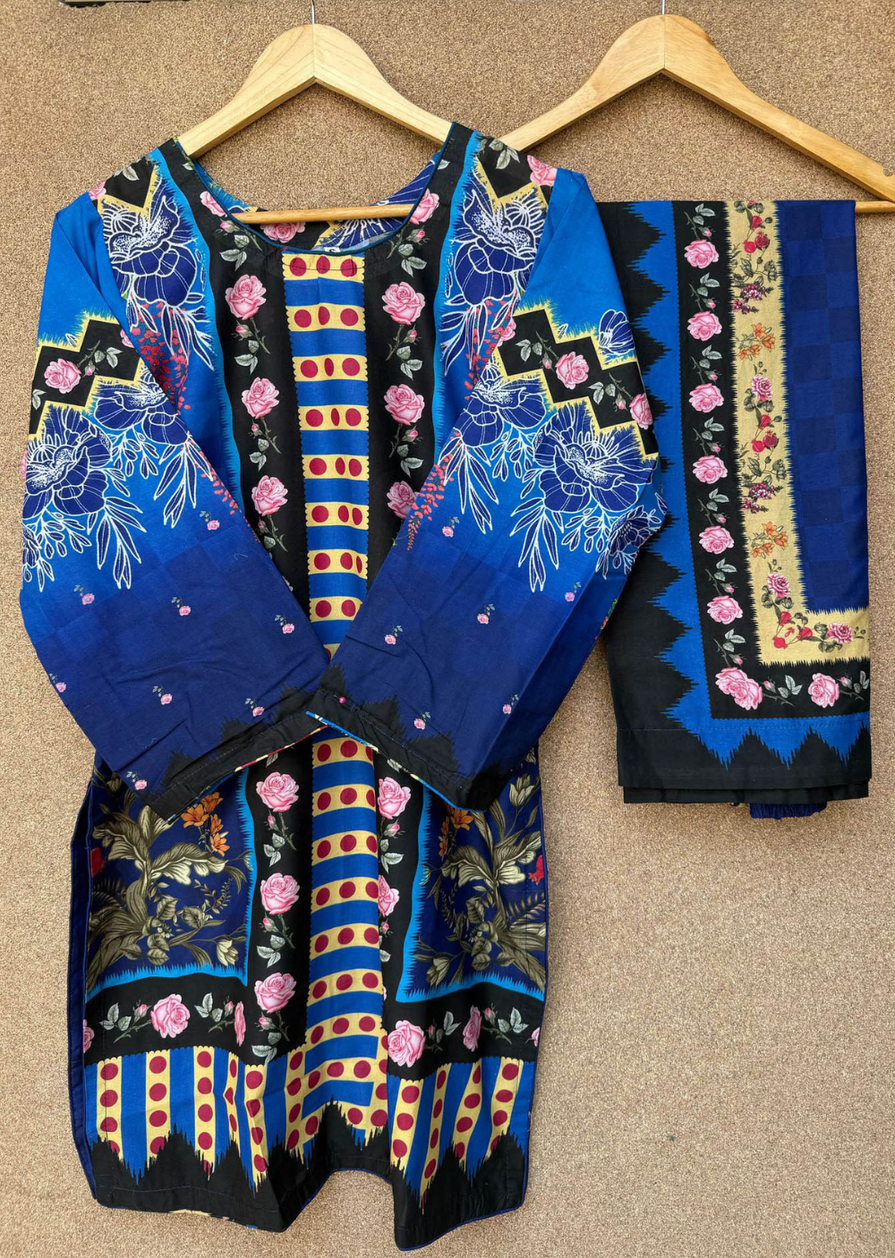 SLMN-10 Readymade Lawn Co-ord - Memsaab Online