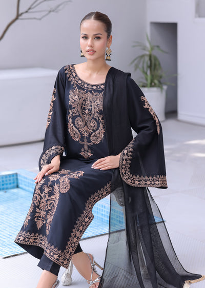 HK331 - Readymade Linen Outfit 2025 - Memsaab Online