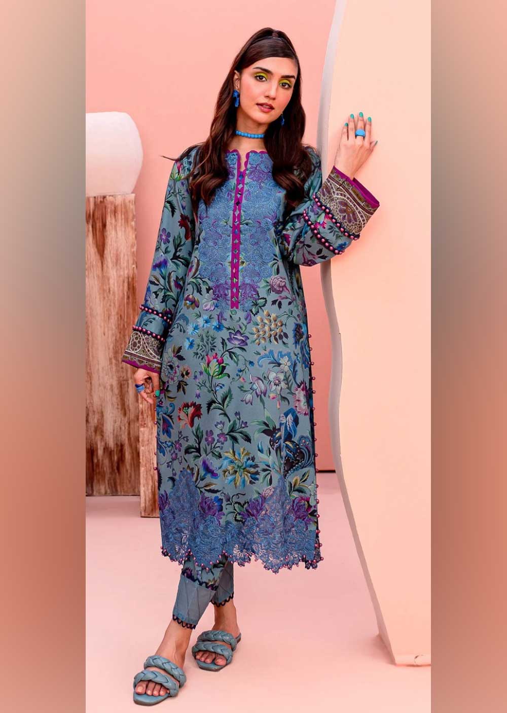 JDS-06-R - Readymade - Airjet Lawn Collection by Jade 2024 - Memsaab Online