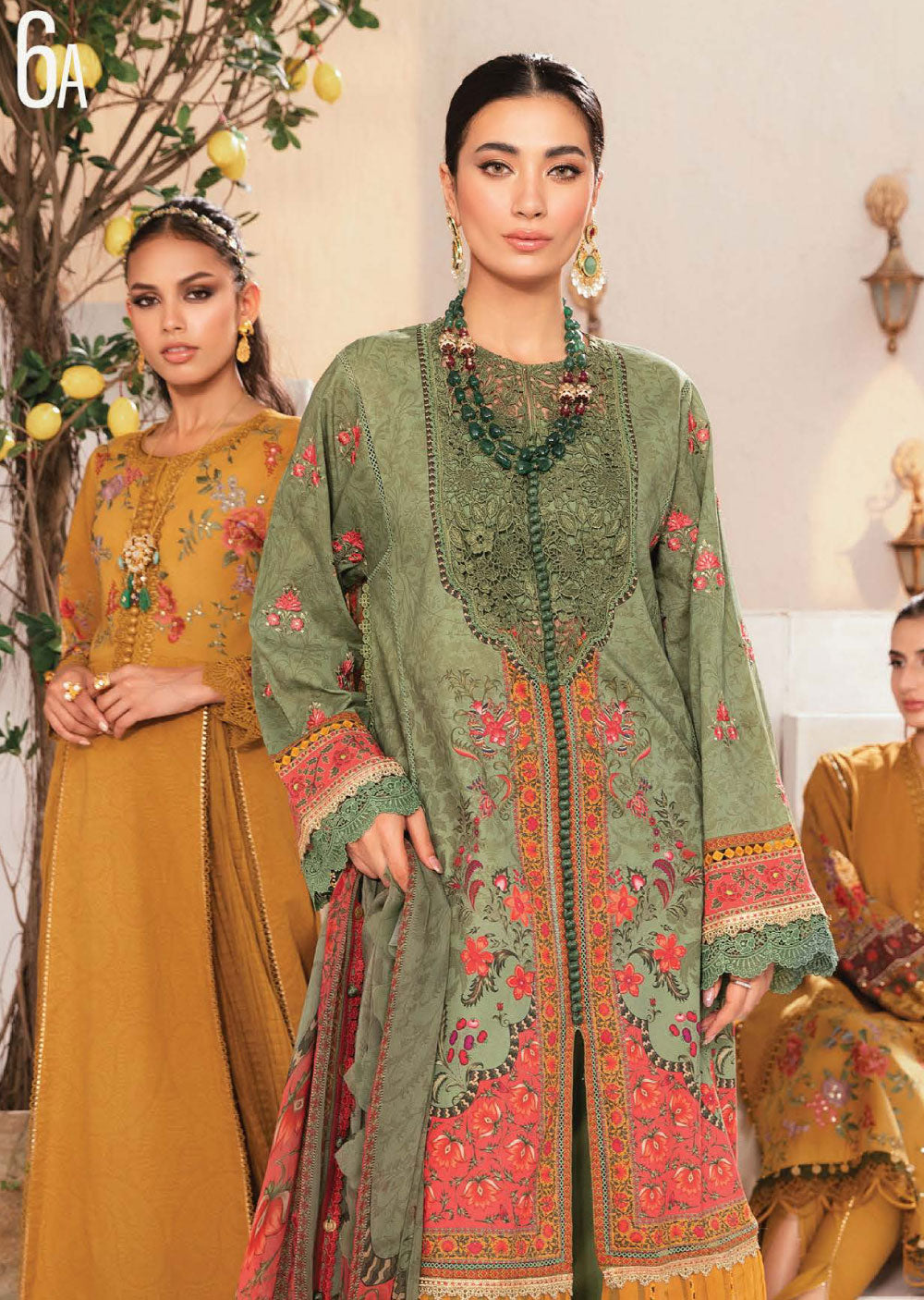 MSBT-106-A - Unstitched - Maria B MPrints Lawn Eid Collection 2024 - Memsaab Online