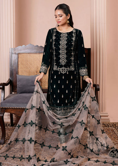 HN-06 - Unstitched - Hina Embroidered Collection 2023 - Memsaab Online