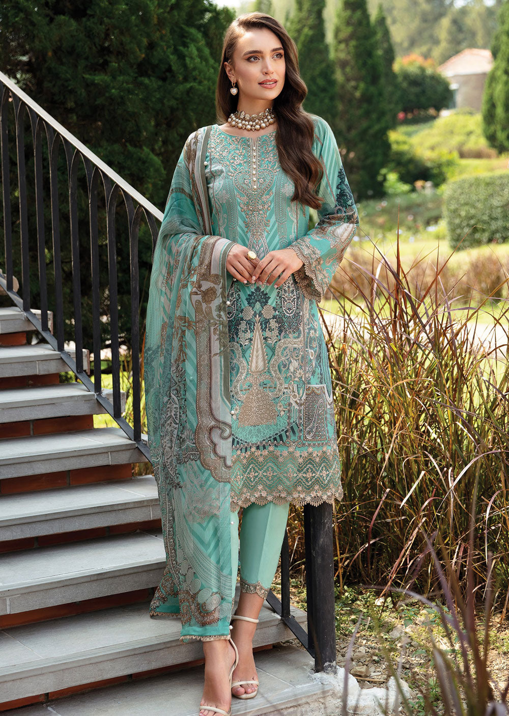 GL24V-06 - Celine - Readymade -Springtime Ballet by Gulaal Lawn 2024 - Memsaab Online