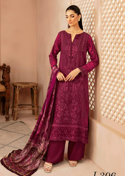 J-306 - Unstitched - Riwaj by Ramsha Volume 3 2024 - Memsaab Online