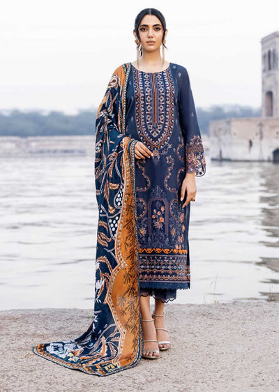 ZT-606-R - Readymade - Ramsha Andaaz Luxury Lawn Vol 06 2023 - Memsaab Online