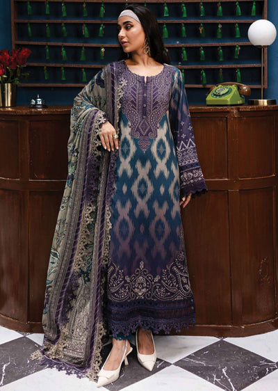 NSG-166 - Unstitched - Nureh Gardenia Collection 2024 - Memsaab Online