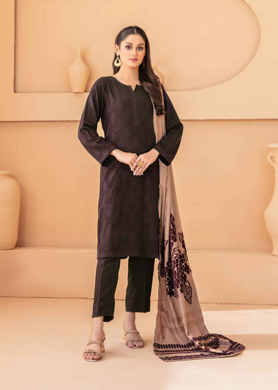 MHZ-3728 - Unstitched - Mahzala Jacquard Suit by Tawakkal 2025 - Memsaab Online