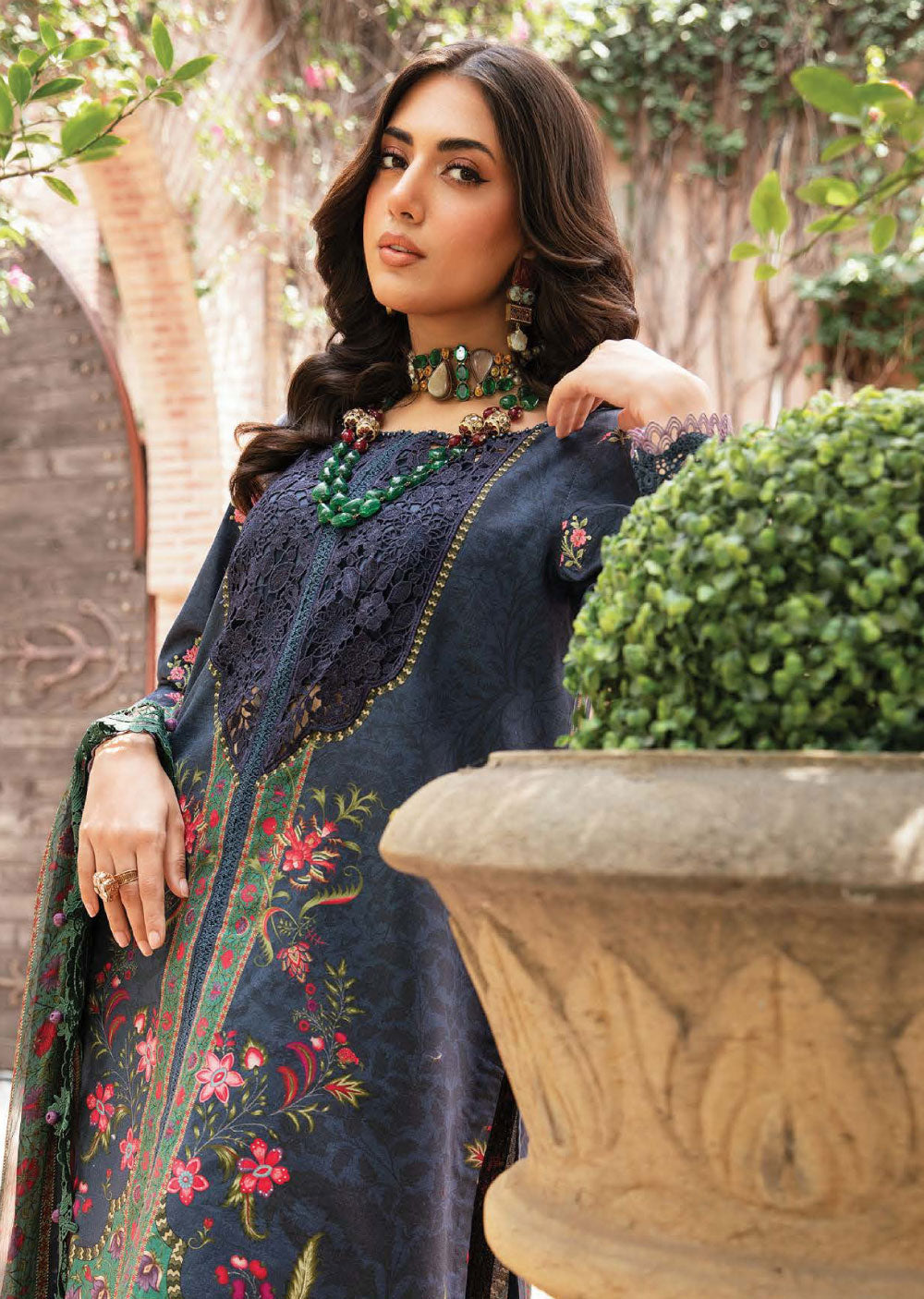 MSBTR-106-B - Readymade - Maria B MPrints Lawn Eid Collection 2024 - Memsaab Online