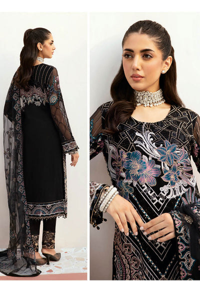 F-2606 - Unstitched - Ramsha Chiffon Collection Vol 26 2024 - Memsaab Online