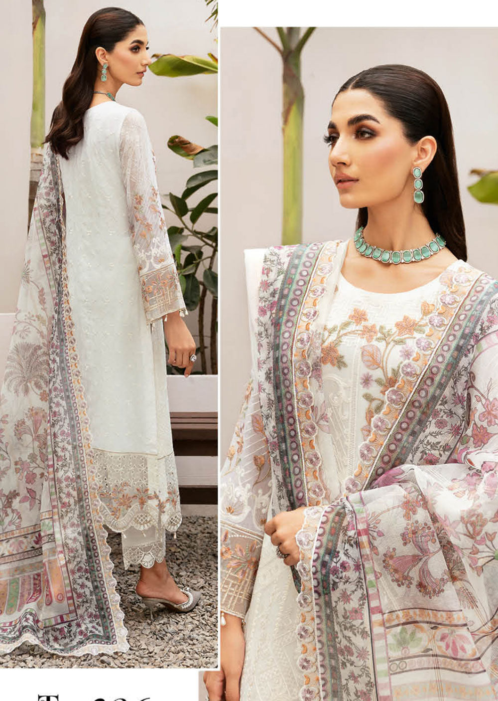 T-206-R - Readymade - Ramsha Dastan Collection Vol 2 2024 - Memsaab Online