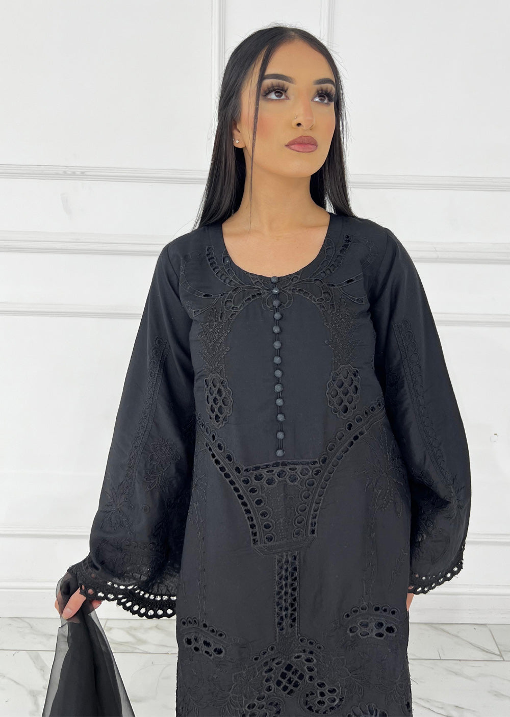 HK294 - Black - Readymade HK Outfit - Memsaab Online