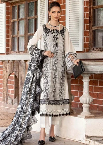 MDSS-08 - Unstitched Maria B Inspired Winter Dhanak Suit - Memsaab Online