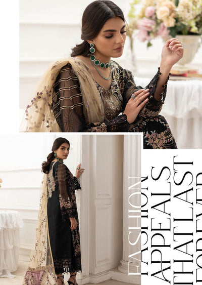 P-206- Unstitched - Dastoor by Ramsha Luxury Lawn Vol 2 - Memsaab Online