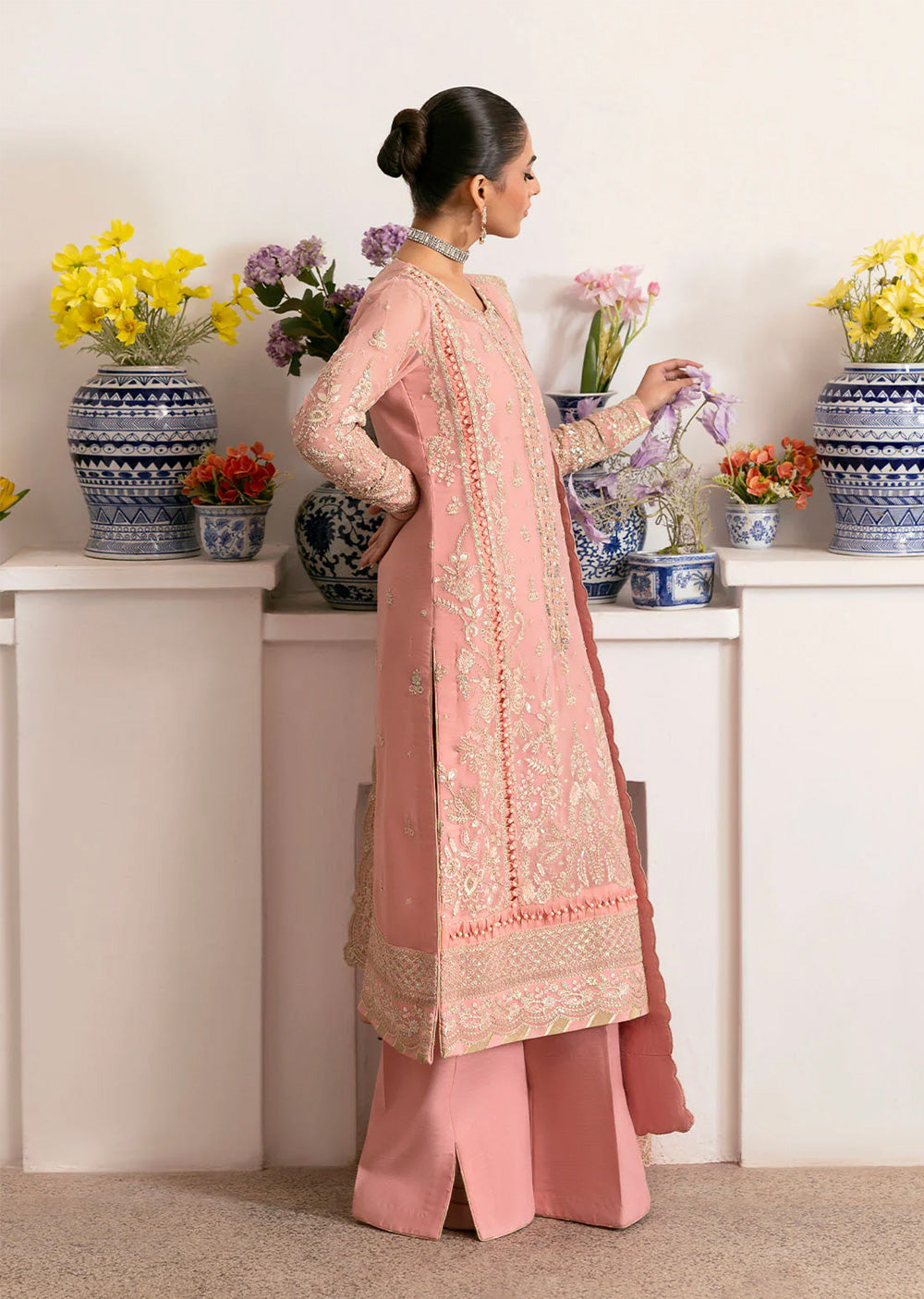 GLCT-06 - Coralyn - Gulaal Reverie Embroidered Chiffon Collection 2025 - Memsaab Online