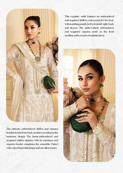 GLEC-06-R - Delphine - Readymade - Gulaal Embroidered Chiffon Collection 2024 - Memsaab Online