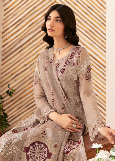 D-1206 - Unstitched - Rangoon by Ramsha Chiffon Collection Vol 12 2024 - Memsaab Online