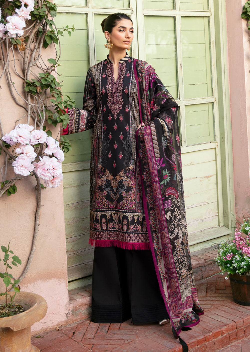 GLL-24V-06 - ANDREA - Unstitched - The Summer Glow Lawn Collection 2024 - Memsaab Online