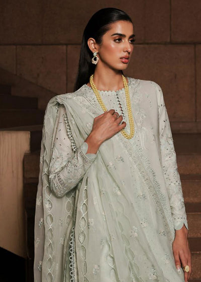 AL24V4-06 - CELADON - Readymade - Chickenkari Lawn Collection by Afrozeh 2024 - Memsaab Online