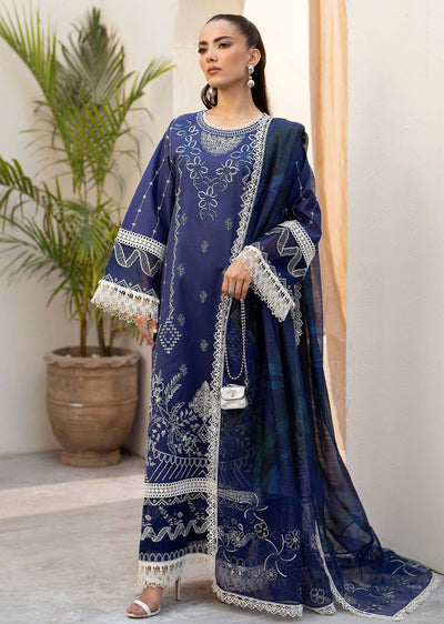 SDKH-06 - Tawny - Readymade- Luxe Lawn Eid Collection 2024 - Memsaab Online